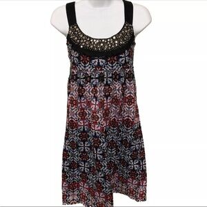 Kensie Multi-Colored Floral Embellished Dress